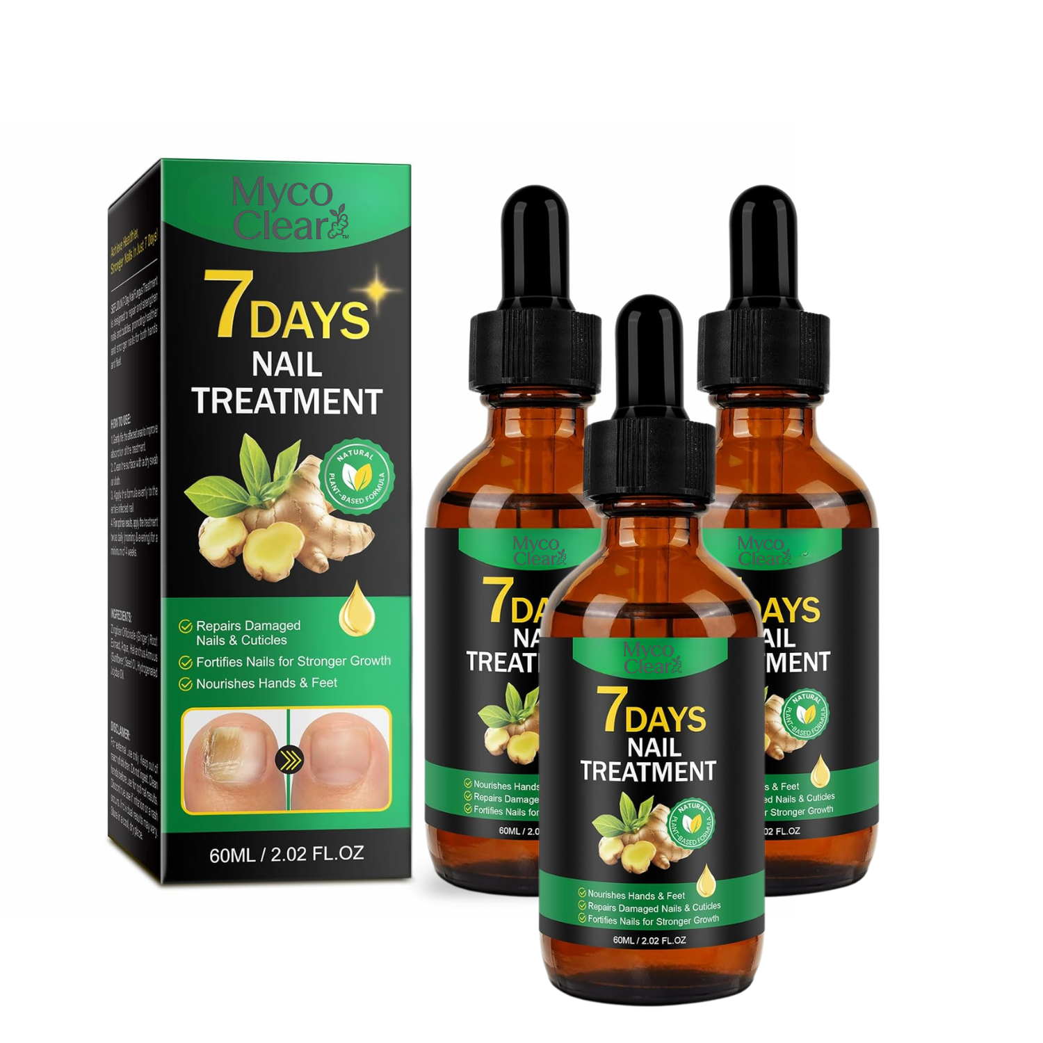 7 Day Ginger Nail Treatment