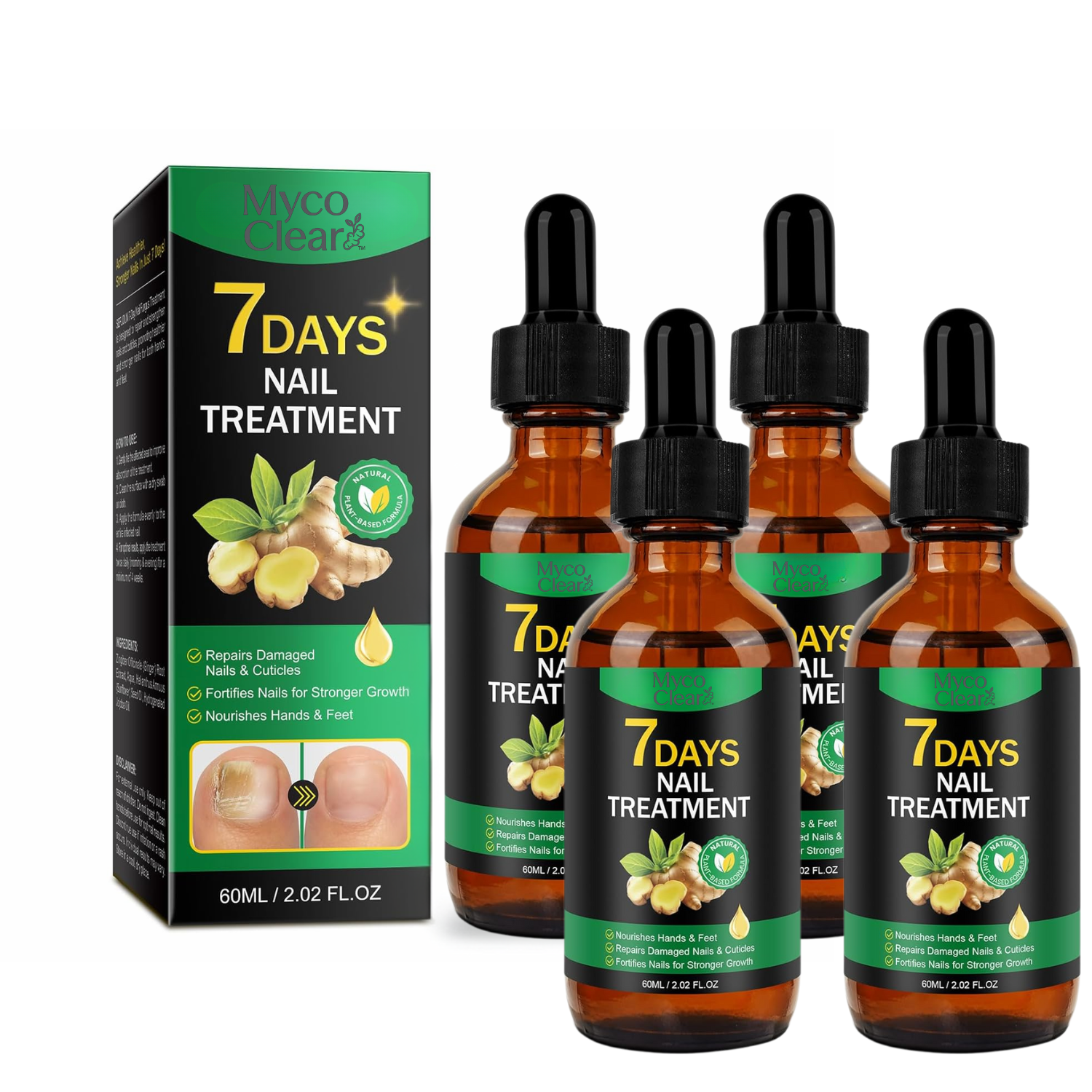 7 Day Ginger Nail Treatment