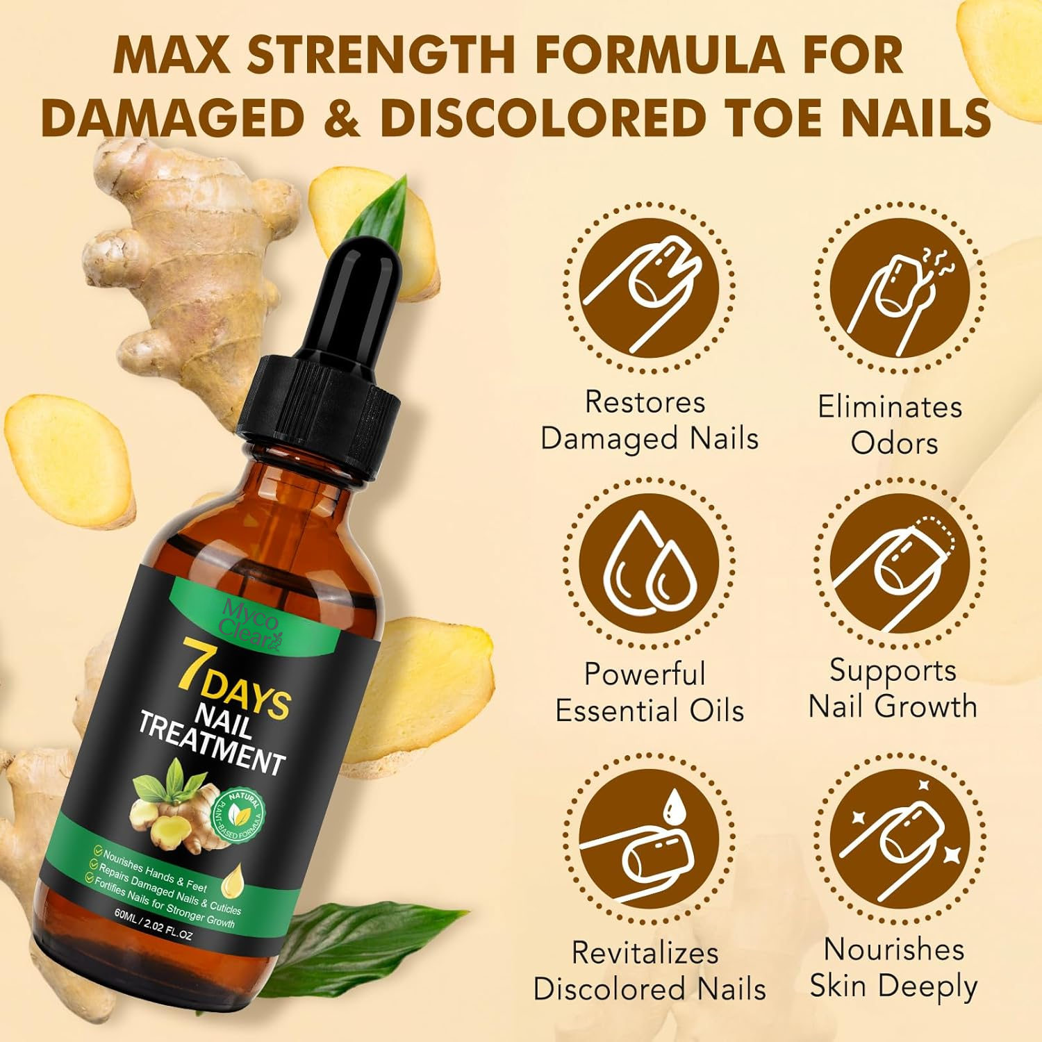 7 Day Ginger Nail Treatment